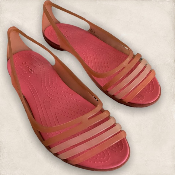 womens crocs isabella huarache ii flats